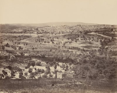 Jerusalem from the Mount of Olives by Francis Frith
